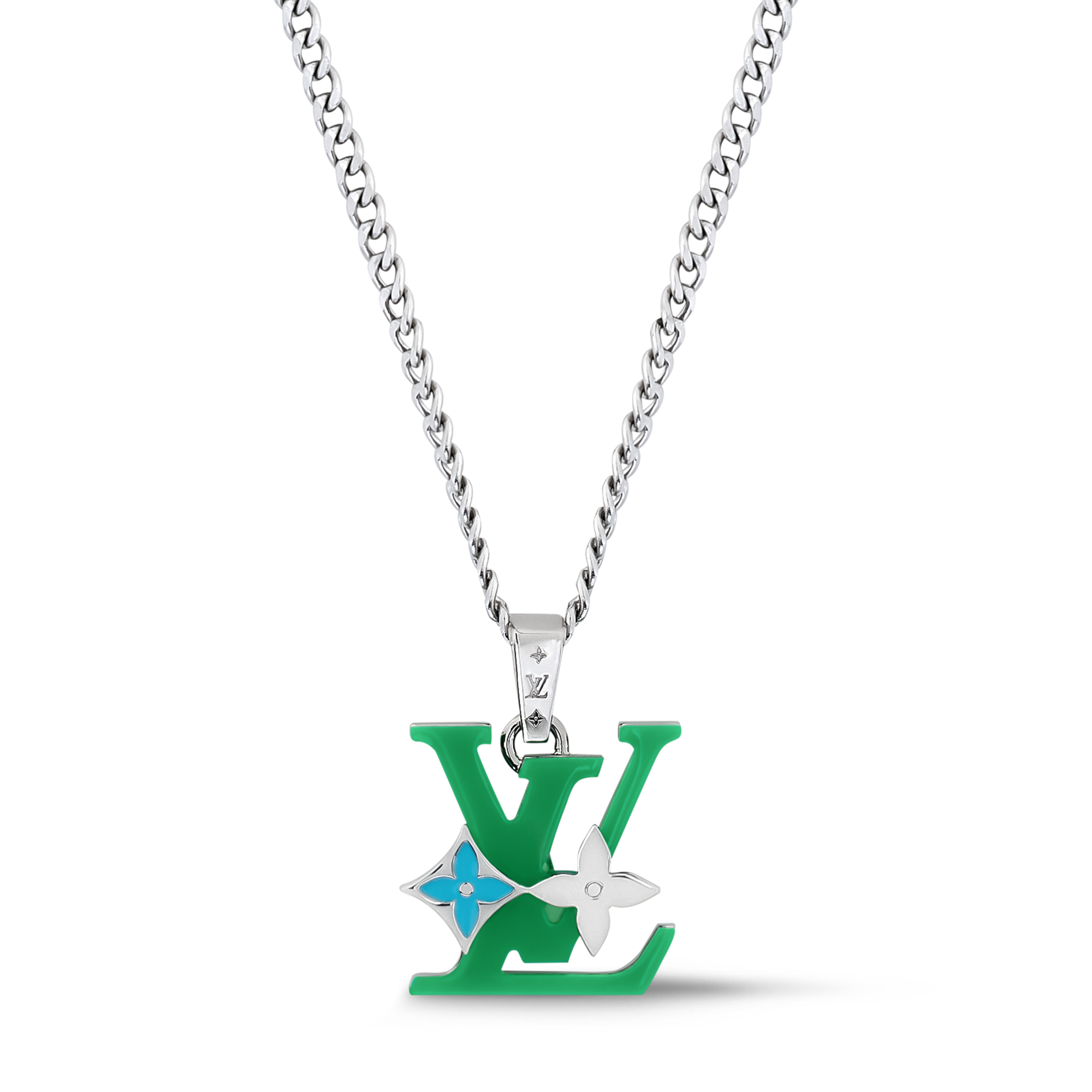 Monogram Row Pendant - Luxury S00 Green | LOUIS VUITTON